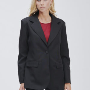 nnnocode-68394 OVERSIZE-JACKE MIT EINEM KNOPF |