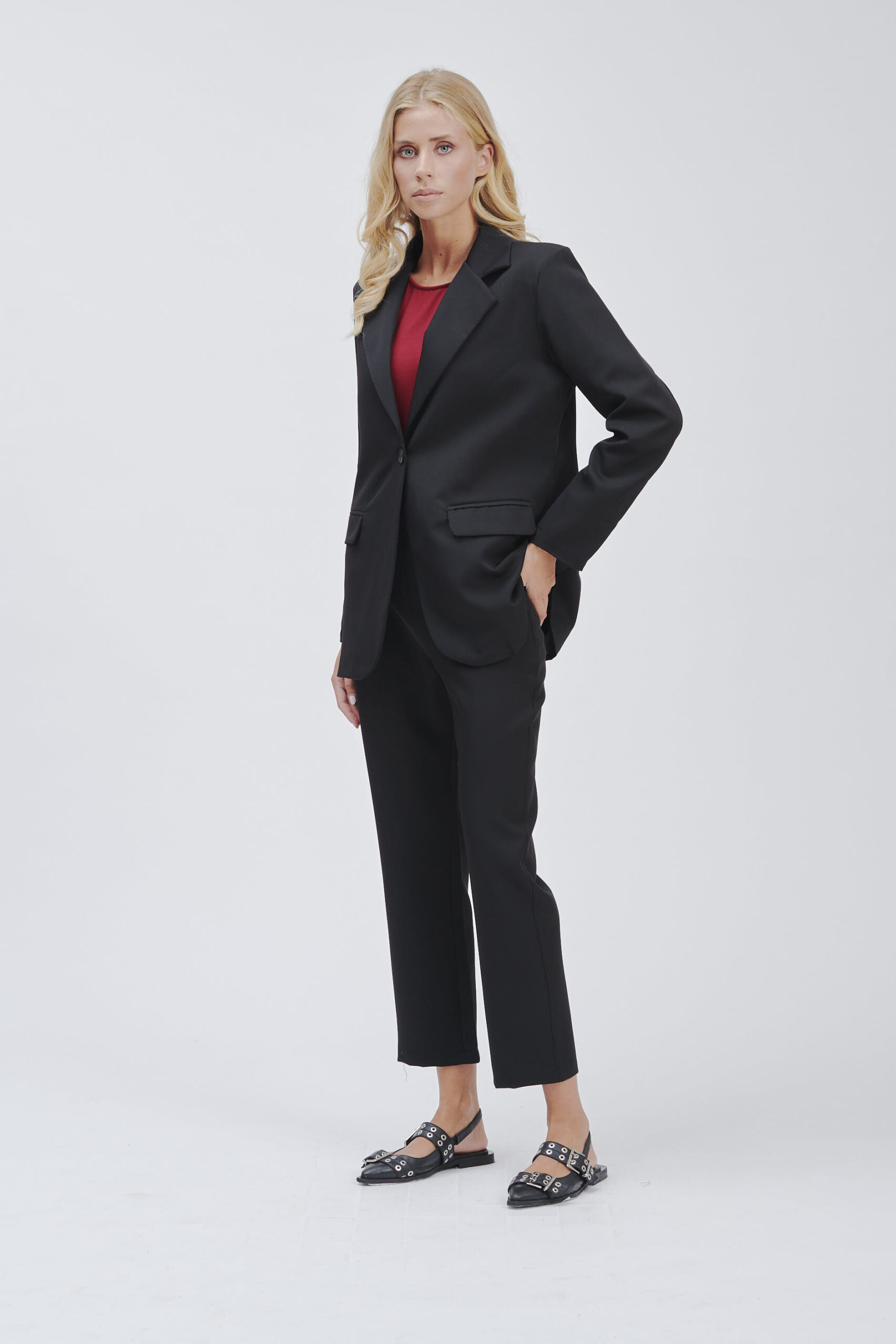 nnnocode-68397 OVERSIZE-JACKE MIT EINEM KNOPF |