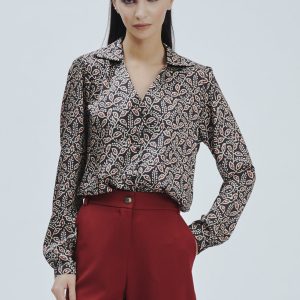 ETHNIC PRINT BLOUSE |