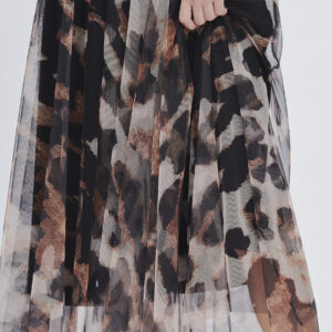 FD253_GONNA-TULLE-ANIMALIER_NERO-2179-2 GONNA IN TULLE ANIMALIER |