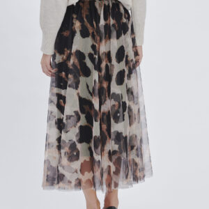 FD253_GONNA-TULLE-ANIMALIER_NERO-2183-2 GONNA IN TULLE ANIMALIER |