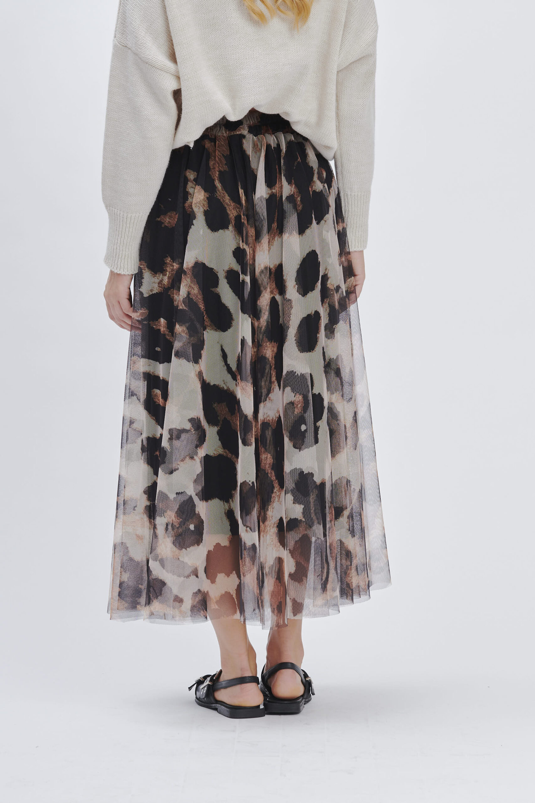 FD253_GONNA-TULLE-ANIMALIER_NERO-2183-2 GONNA IN TULLE ANIMALIER |