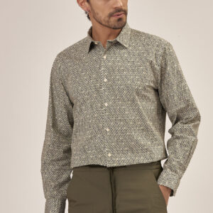 FU020-POP-STRETCH-MICRO-ST-SHIRT-GREEN-32-1 MICRO PRINT POP STRETCH SHIRT |