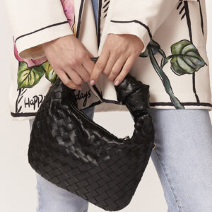 WOVEN KNOT HANDBAG |