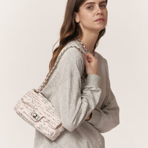 GAD002-BAG-WITH-CHAIN-AND-SEQUINS-ANTIQUE-PINK-2031-1 BAG WITH CHAIN AND SEQUINS |