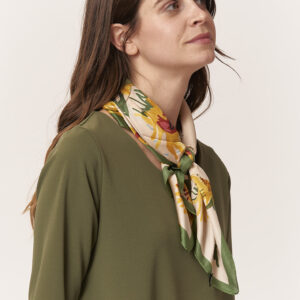 SUNFLOWER PRINT SCARF |