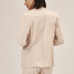 TWO-BUTTON ELASTICATED JACKET |