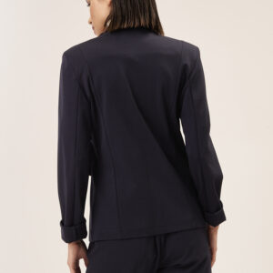 TWO-BUTTON ELASTICATED JACKET |