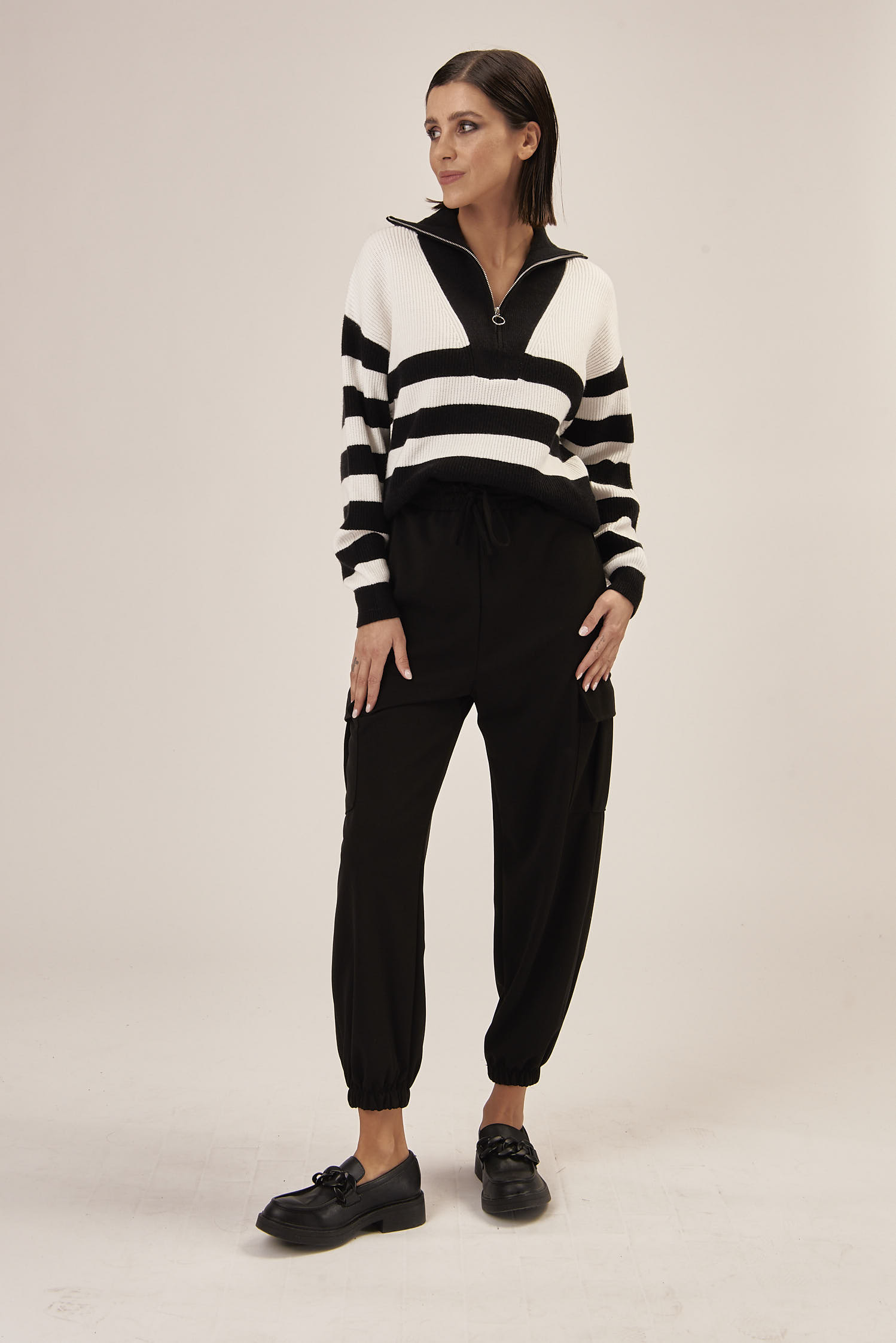 CREPE POCKET TROUSERS