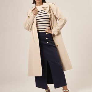 GD053-MIDI-SKIRT-NAVY NAVY MIDI SKIRT |