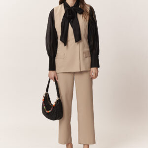 FLUID TROUSERS WITH ELASTIC BAND |