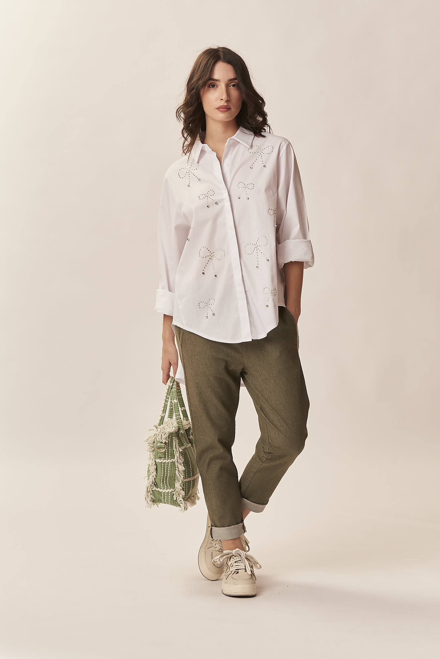 GD173-PANTA-BOY-MILITARE-390-1 BOY'S TROUSERS WITH LUREX |