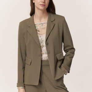 TWO-BUTTON STRETCH JACKET |