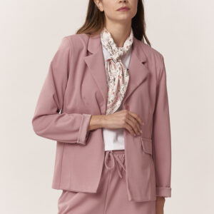 TWO-BUTTON STRETCH JACKET |