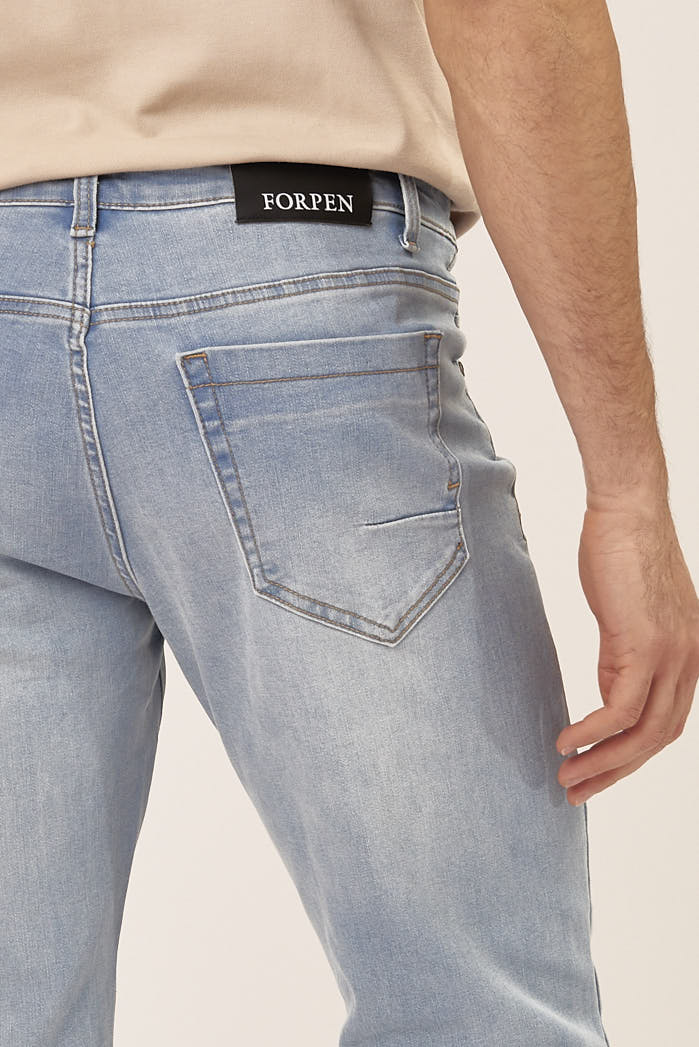 SUPERFLEX SLIM FIT DENIM HELLE WASCHUNG |