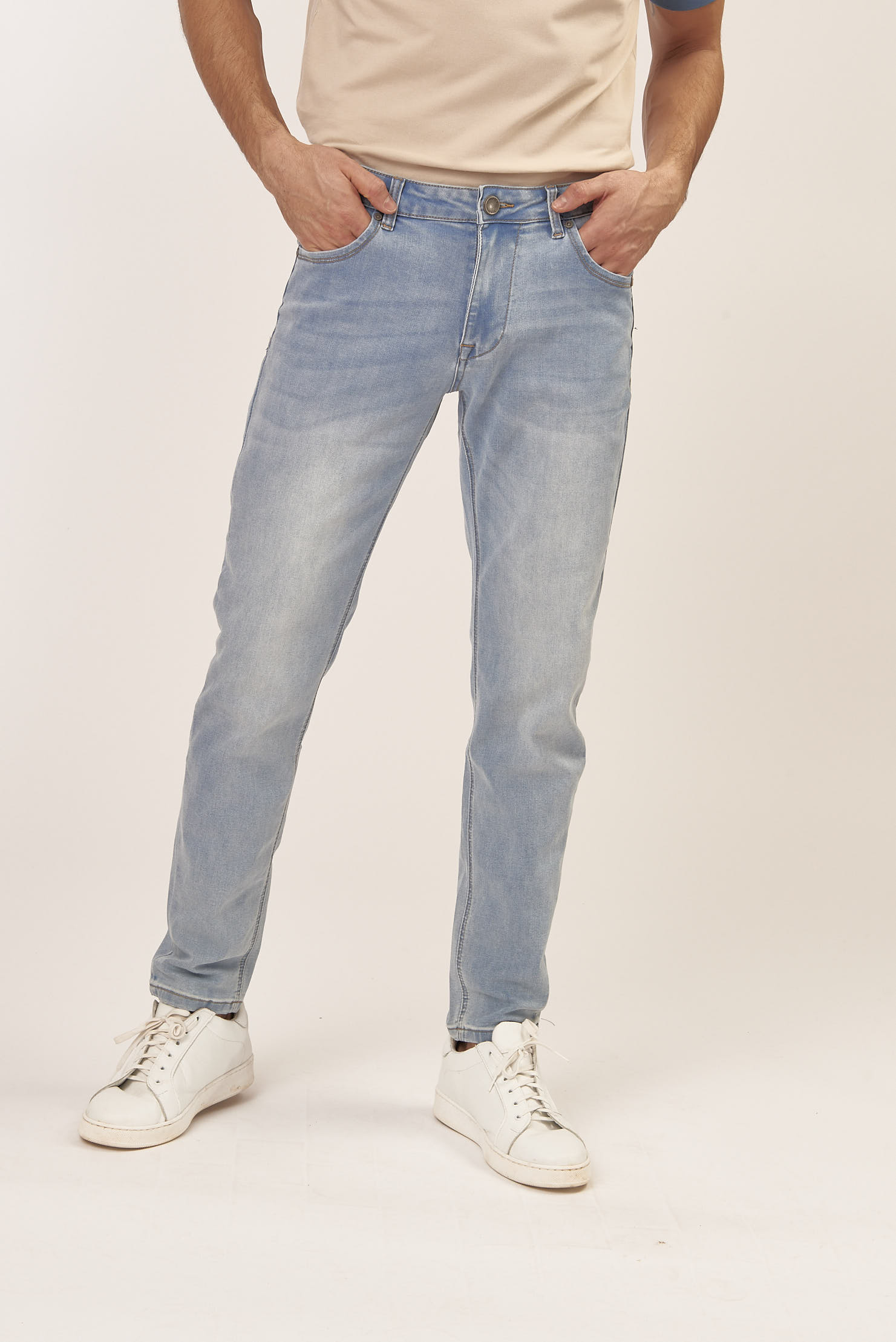 SUPERFLEX SLIM FIT DENIM HELLE WASCHUNG |