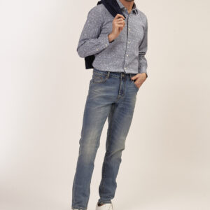 GU003-DENIM-5PKT-LANG-10 SLIM FIT DENIM MITTLERE WASCHUNG |