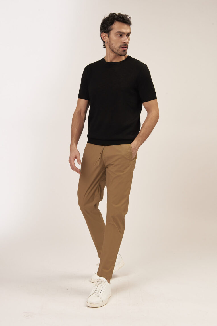 PANTALONI CHINO POPLING CON LACCIO