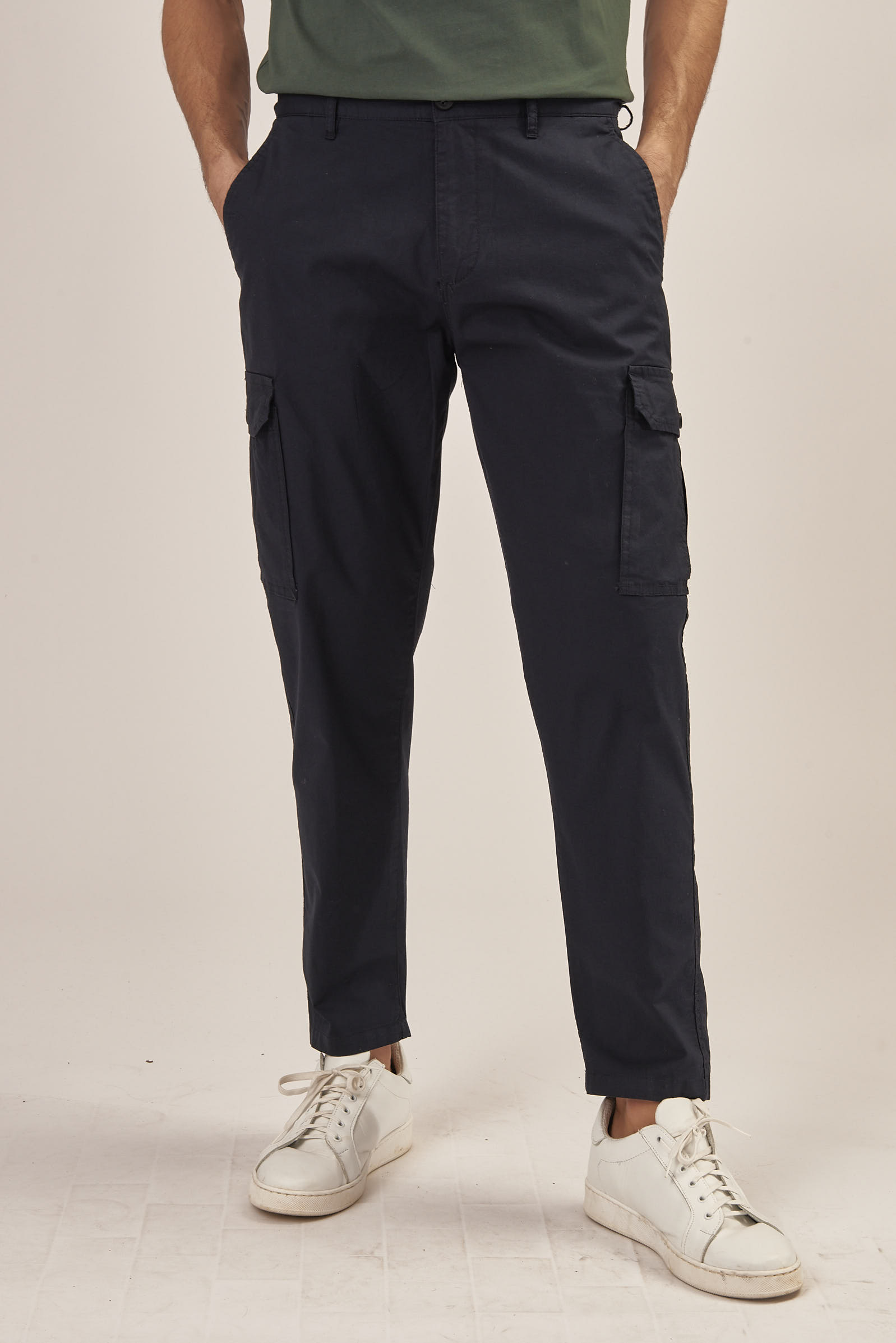 GU074-PANTALONE-POPLING-CARGO-BLU-453-10 PANTALONI POPLING CARGO |