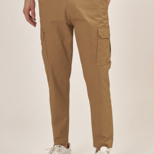 GU074-PANTALONE-POPLING-CARGO-KAKI-478-10 PANTALONI POPLING CARGO |