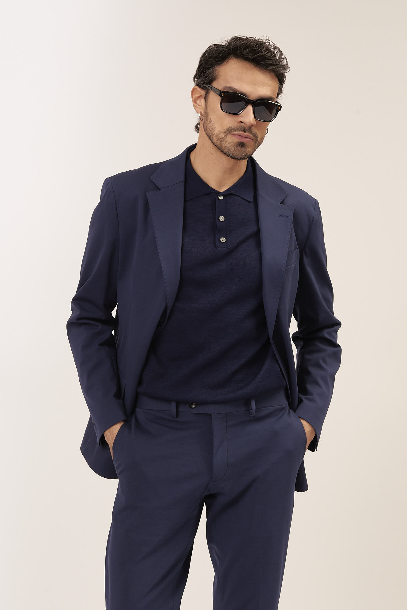 JACKE STRETCH-STOFF 2 KNÖPFE