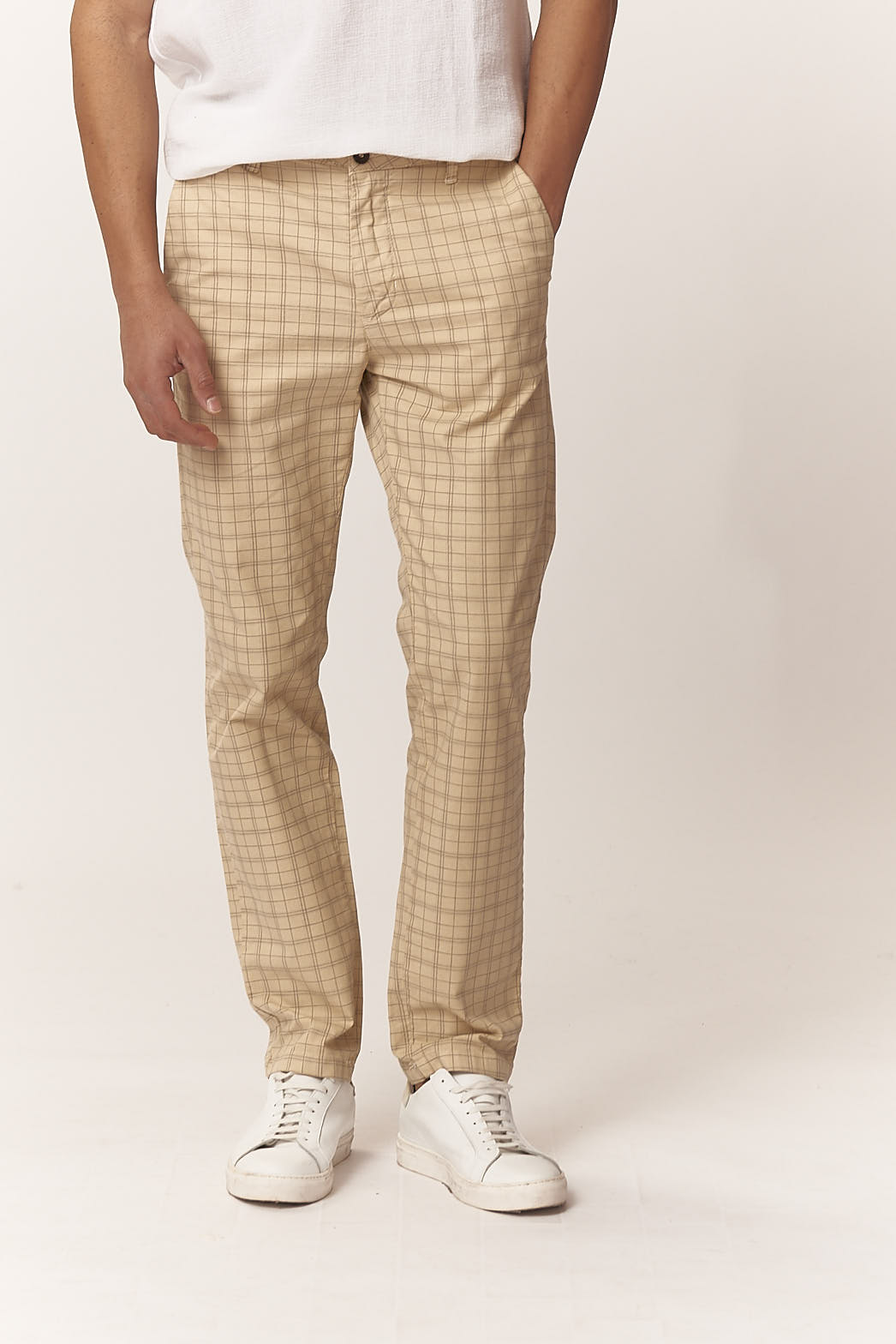 PANTALONI STAMPA QUADRO |