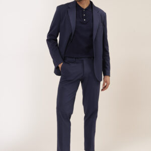 SLIM STRETCH FABRIC TROUSERS |