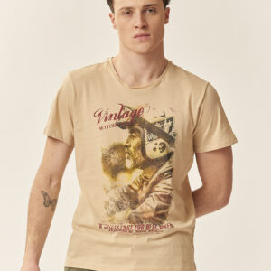 VINTAGE PRINT T-SHIRT |