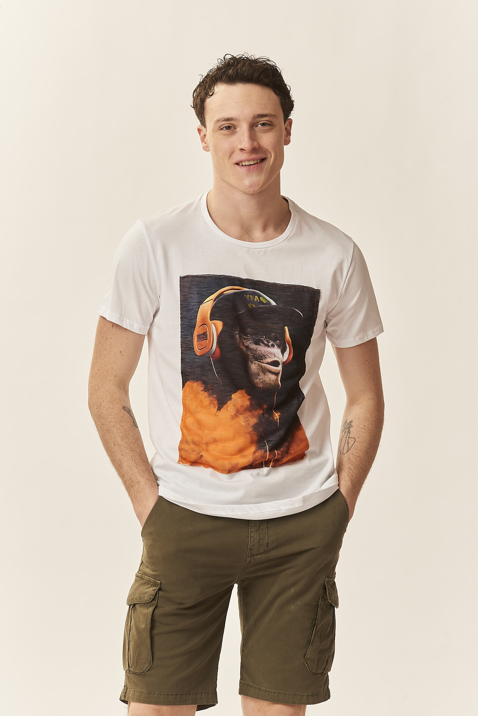 MONKEY PRINT T-SHIRT