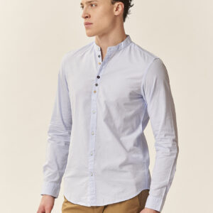 GU194-CAMICIA-COREANA-ML-BOTT.-COLORATI-CIELO-1367 CAMICIA COREANA CON BOTTONI COLORATI |