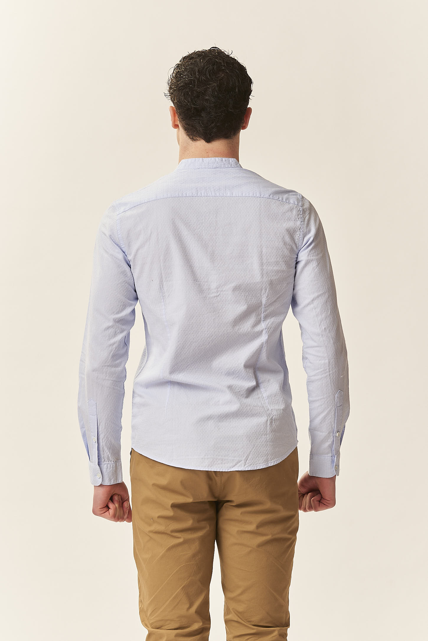 GU194-CAMICIA-COREANA-ML-BOTT.-COLORATI-CIELO-1369 CAMICIA COREANA CON BOTTONI COLORATI |