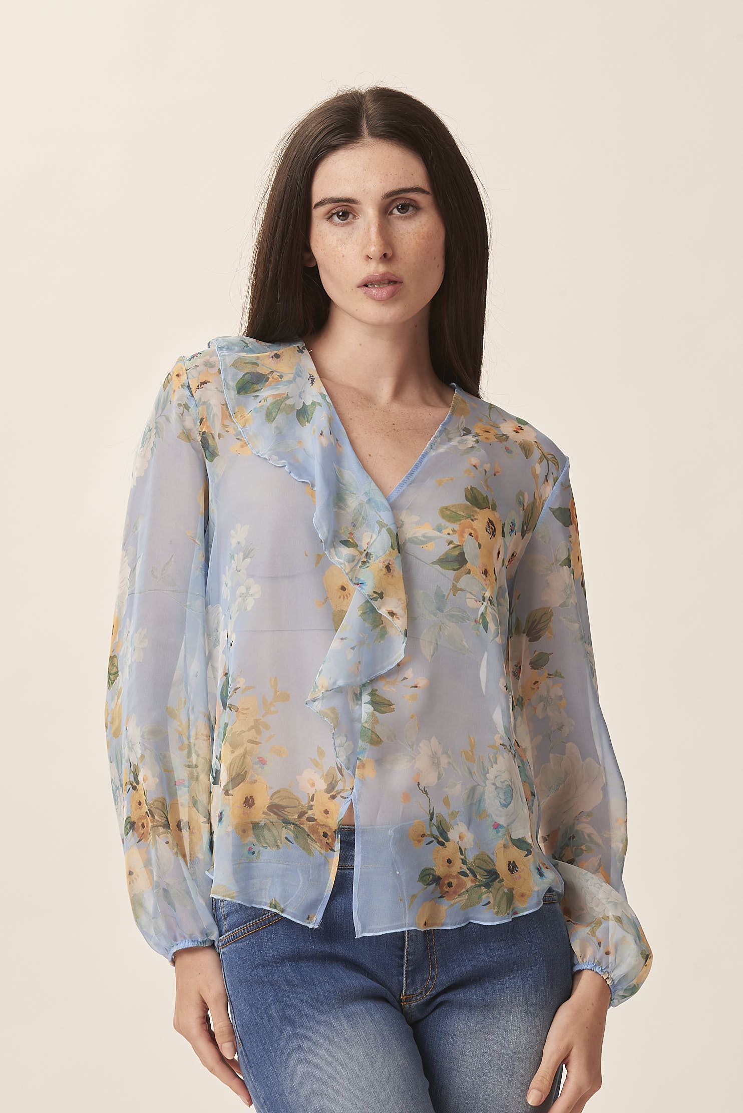 FLORAL PRINT BLOUSE