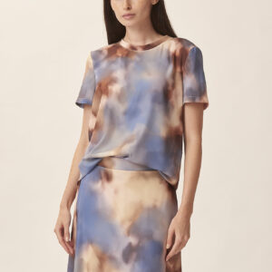 GD254-BLOUSE-CREWNECK-TD-LIGHT BLUE-709 TIE DYE CREWNECK BLOUSE |