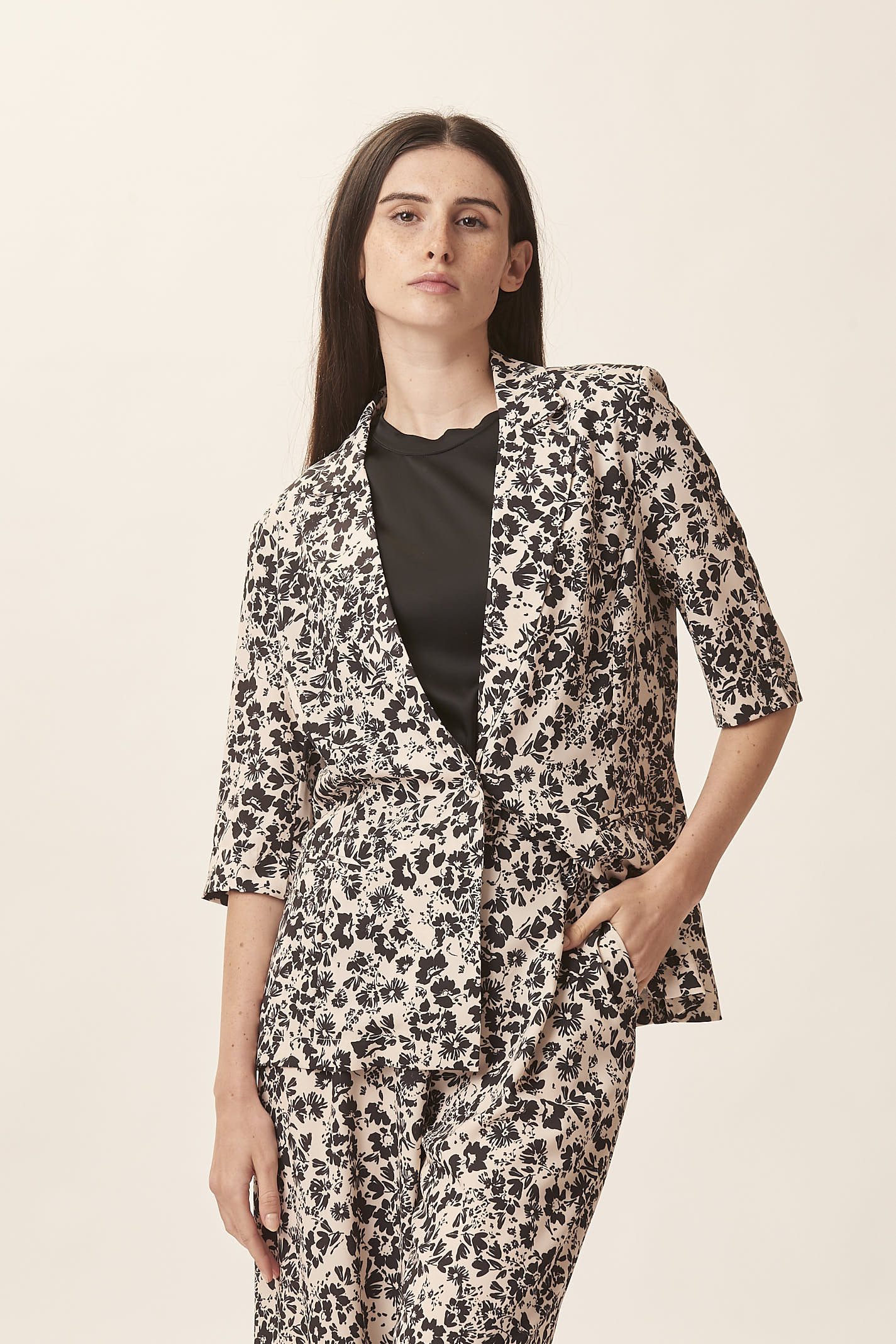 FLOWER PRINT JACKET