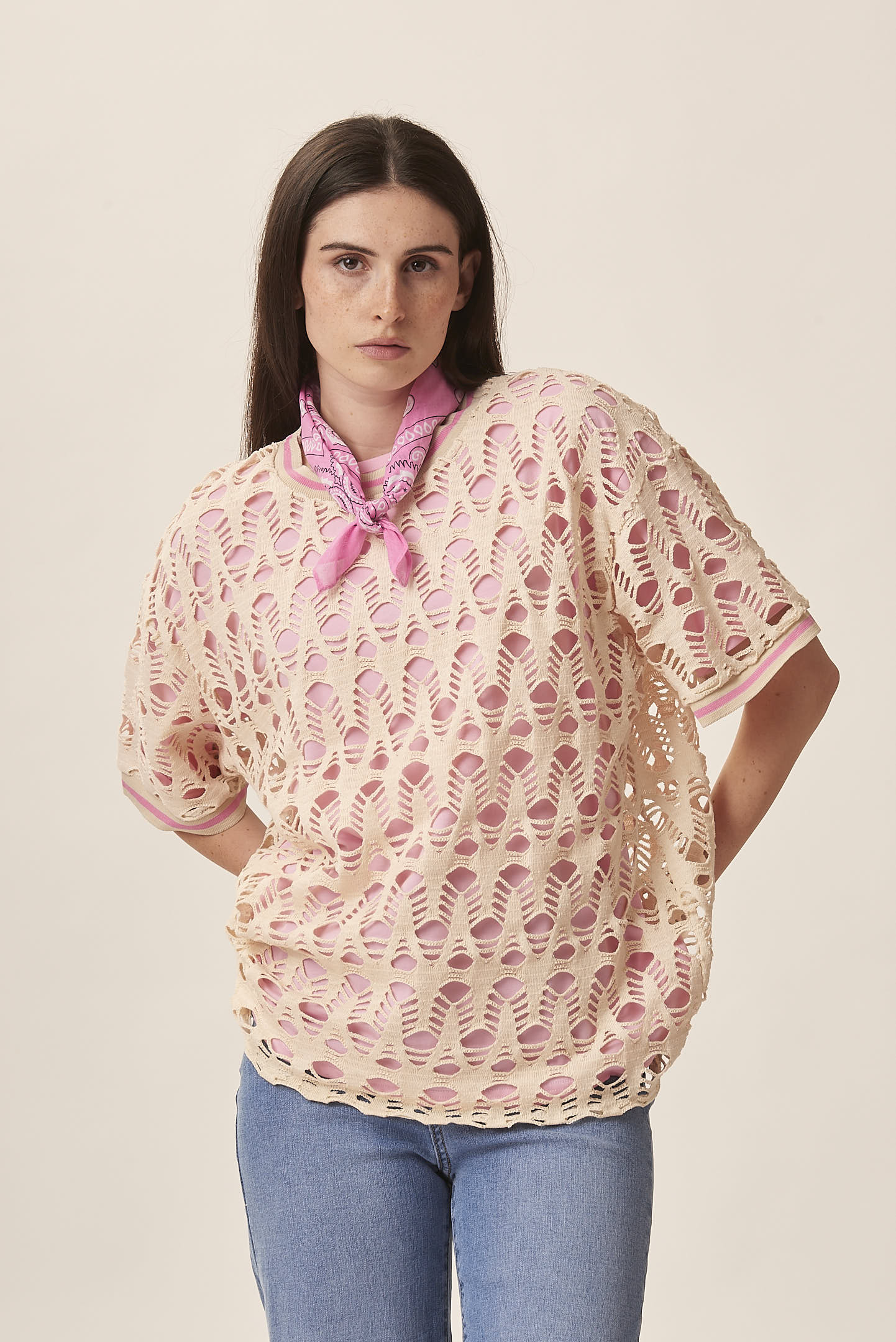 PERFORATED T-SHIRT