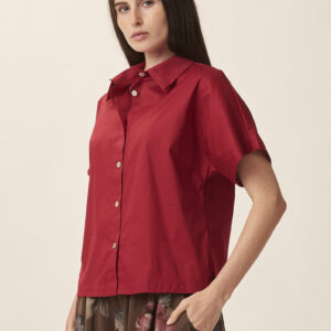 GD311-LIGHT-POP-MM-SHIRT-RED-1155 SHORT-SLEEVED SHIRT IN LIGHT COTTON |
