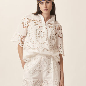 GD349-BRODERIE ANGLAISE-POLE-WITH-WHITE-TANK TOP-1509-1 BRODERIE ANGLAISE T-SHIRT |