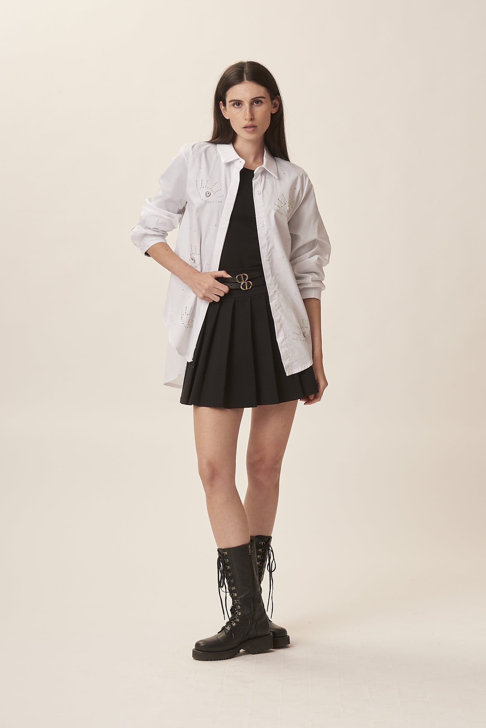 MINI PLEATED SKIRT