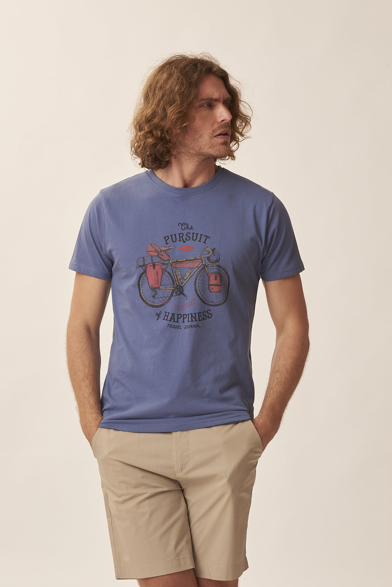 BIKE PRINT T-SHIRT