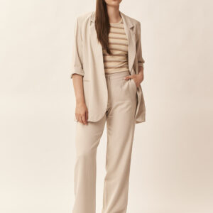 GD298PANTA-FLUID-VISCOSEIVORY-217 FLOWY VISCOSE TROUSERS |