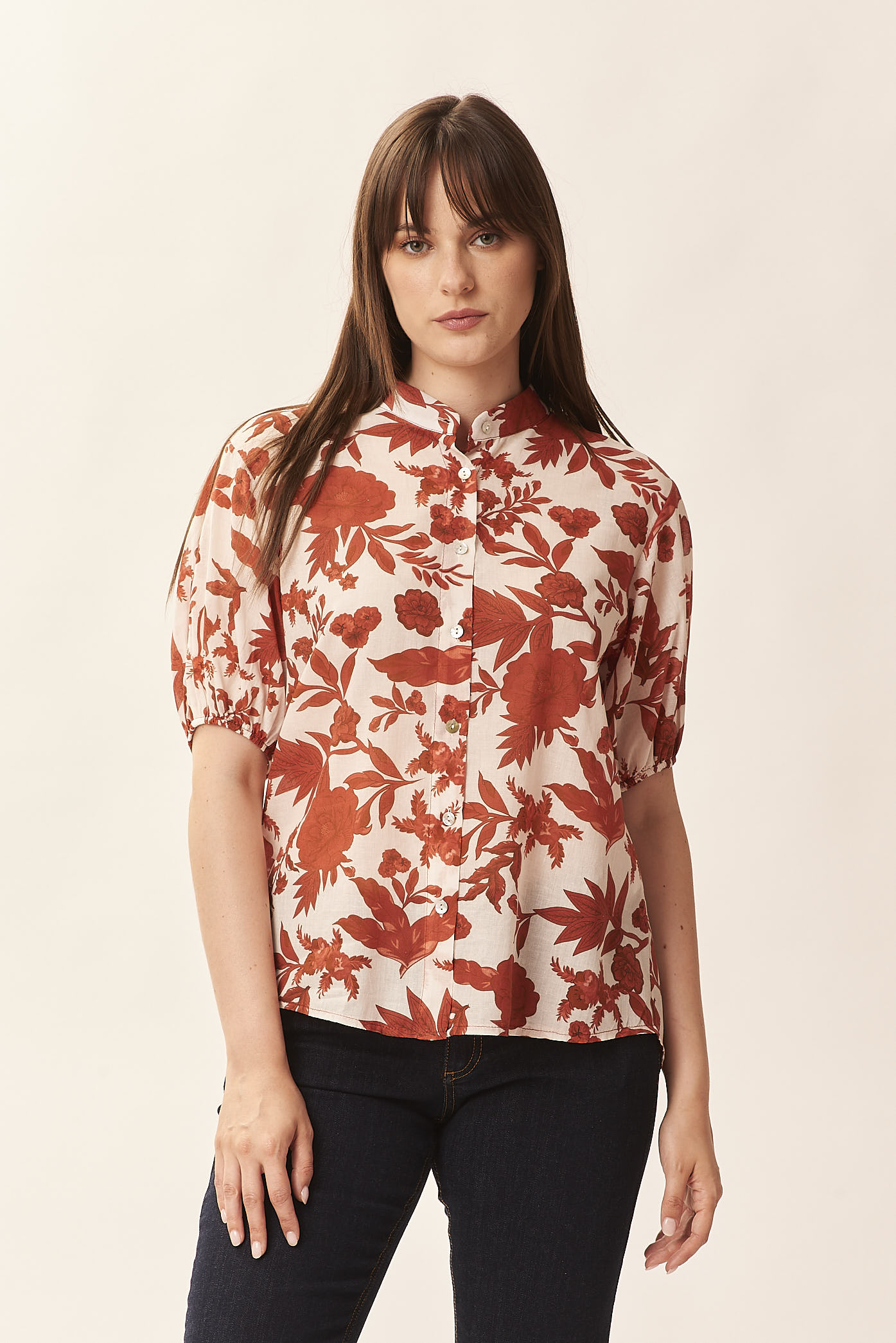 FLORAL PRINTED BLOUSE