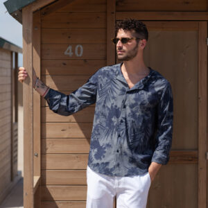 gu223_camicia-in-chambry_jeans CHAMBRY HEMD MIT BLUMENPRINT |