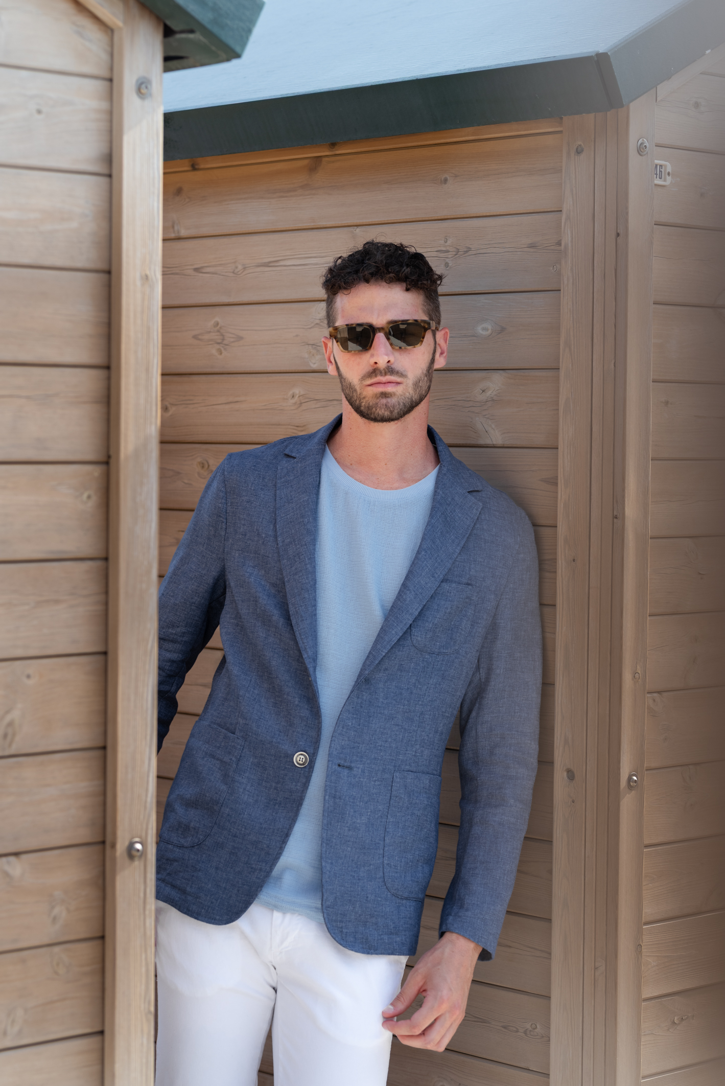 LINEN BLEND JACKET