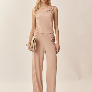 FLUID TROUSERS WITH DETAIL ON THE SIDE |