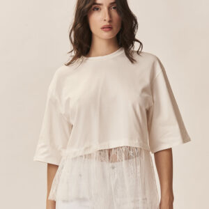 T-SHIRT WITH LACE |