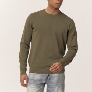 GU032-PARICOLLO-ML-BASIC-MILITARE-358 STRICKPULLOVER MIT STRUKTUR |