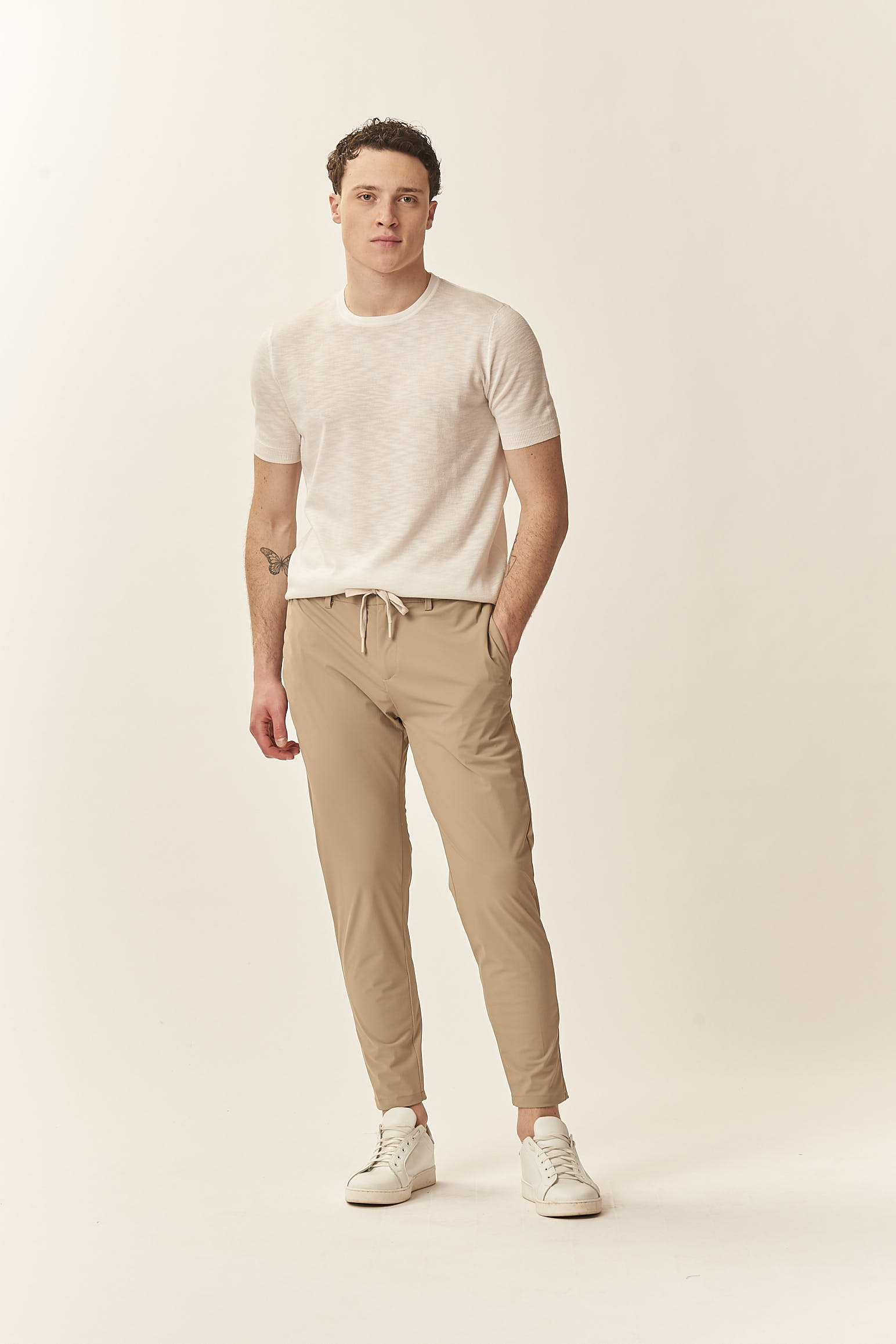 GU205-PANTALACCIO-TESS.TECNICO-FANGO-1507 TROUSERS TECHNICAL FABRIC |
