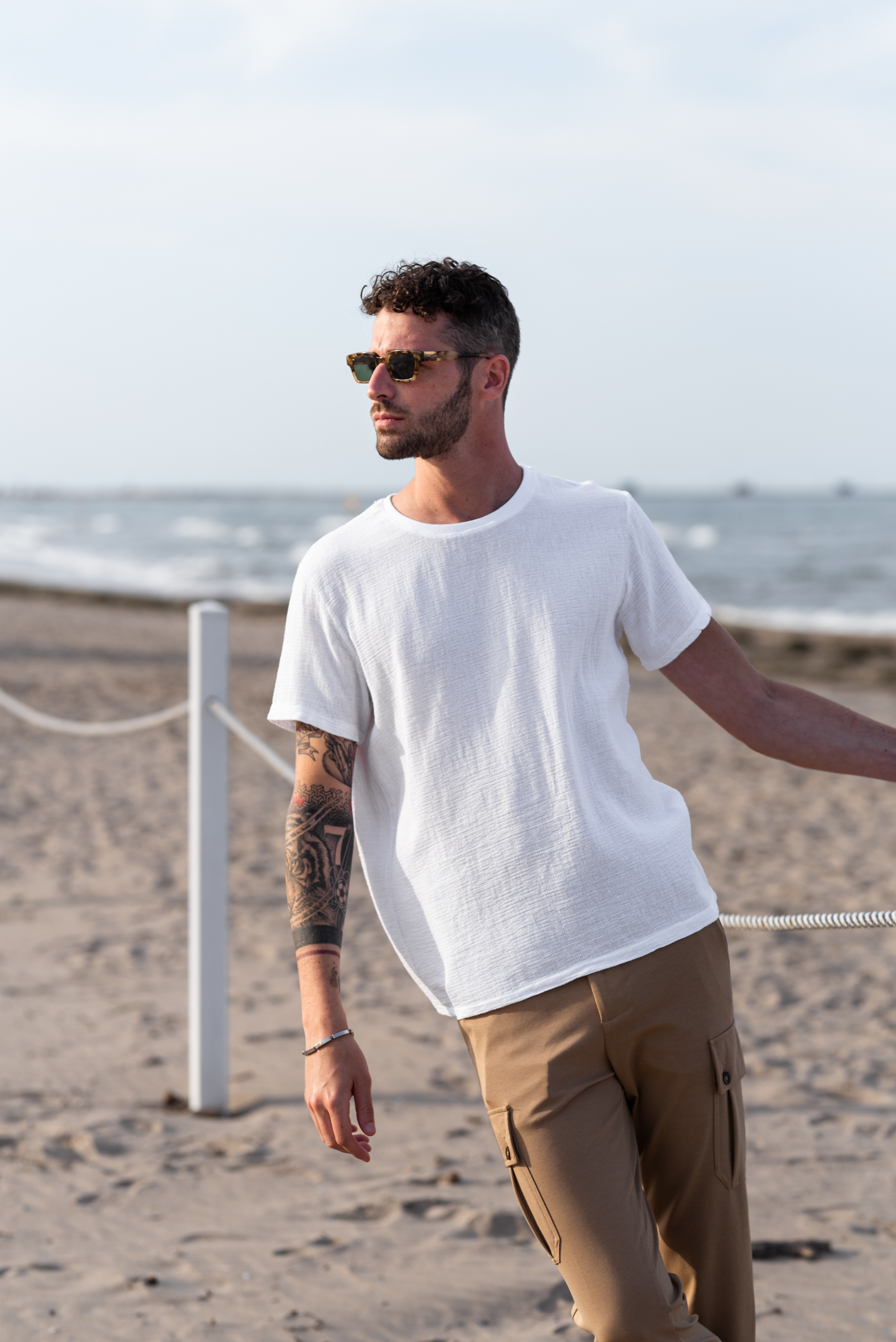 gu222_tshirt-in-garza_bianco GAZE-T-SHIRT |