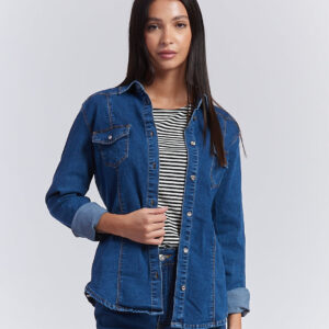 hd063_camicia-Denim-schmale Passform SLIM-FIT JEANSHEMD |