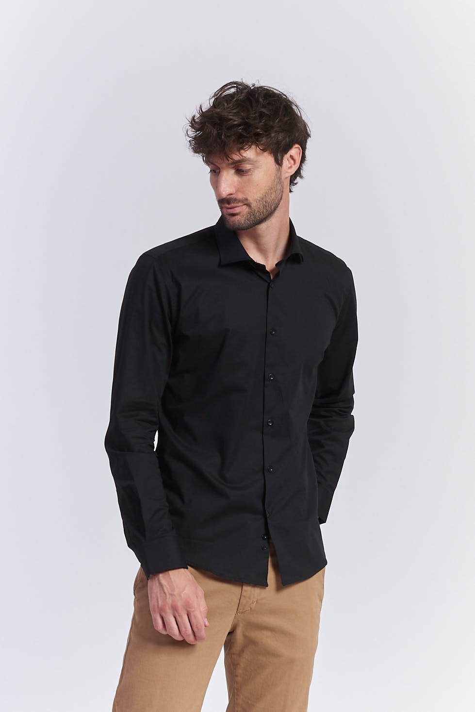 STRETCH POP SLIM HEMD